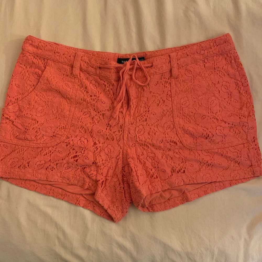 Plus Size Crochet Shorts